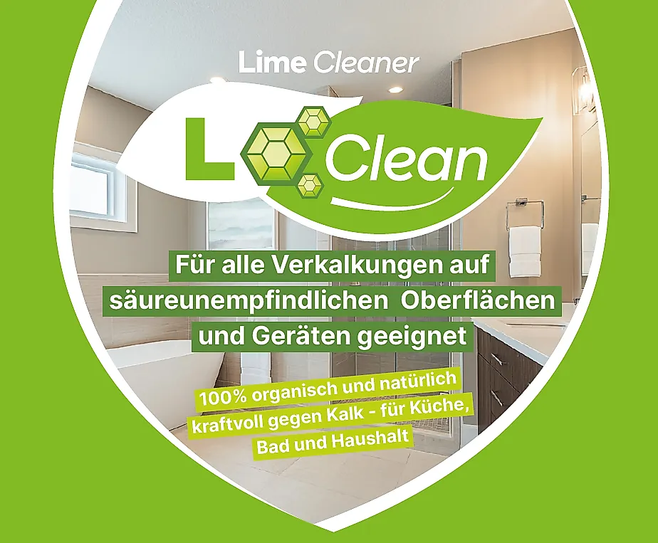 L-Clean Lime Cleaner – für Verkalkungen auf säureunempfindlichen Oberflächen
