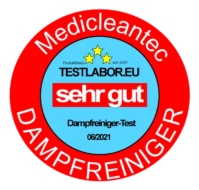 Medicleantec Dampfreiniger – Testlabor.eu Testurteil sehr gut