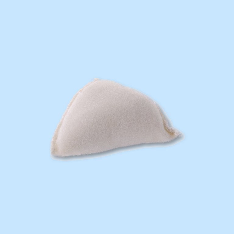 Dampfpuffer dreieckig genäht